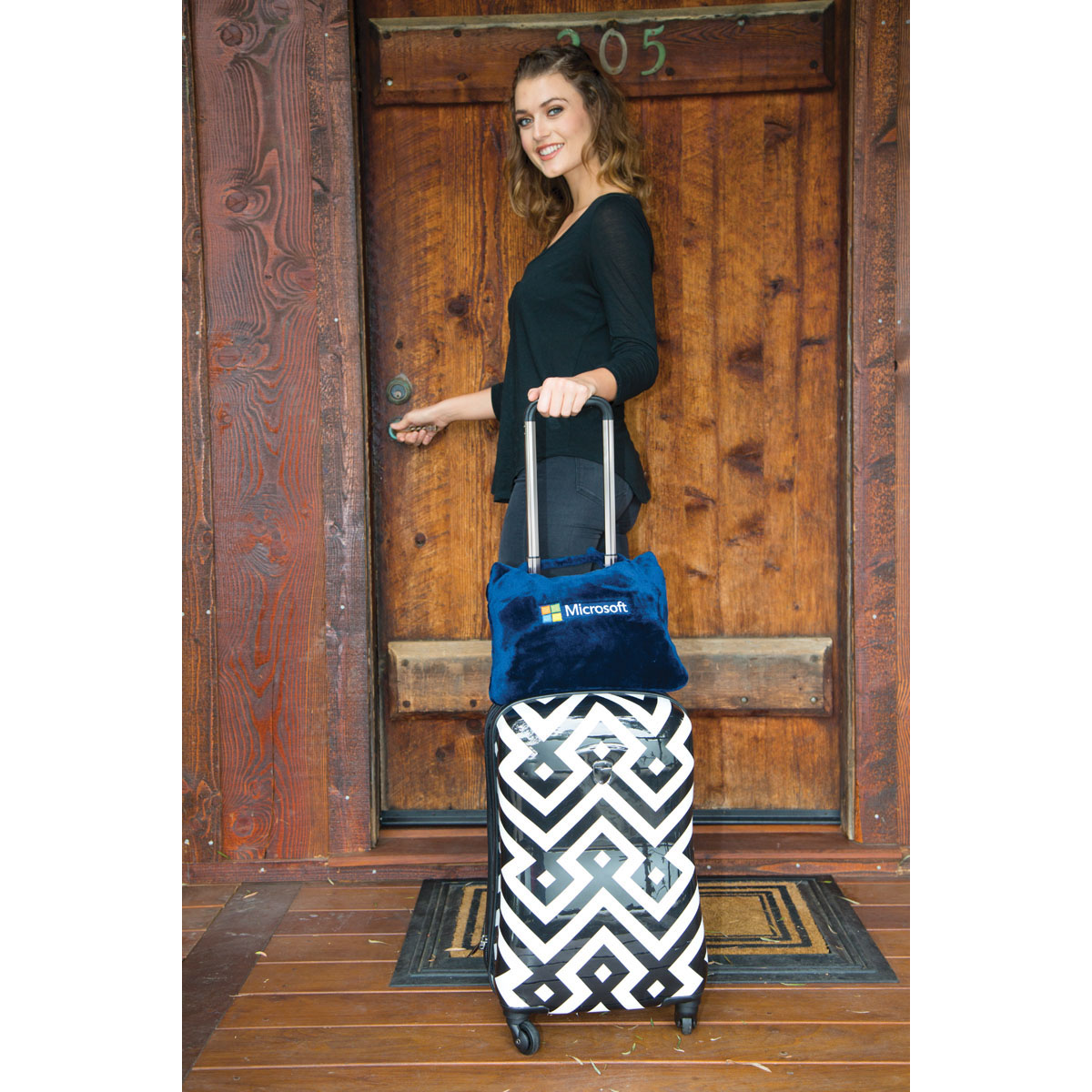 Picture of Embroidered Grab-N-Go Travel Blanket
