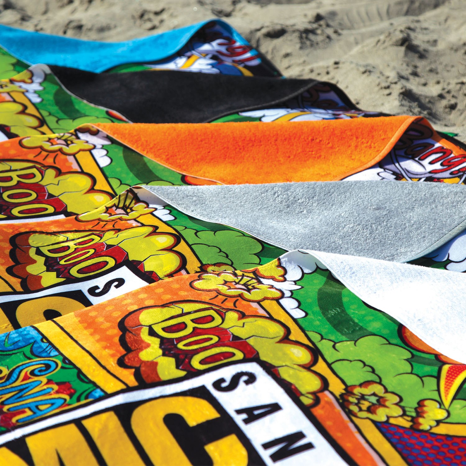 Picture of King Size Subli-Plush Velour Beach Towel