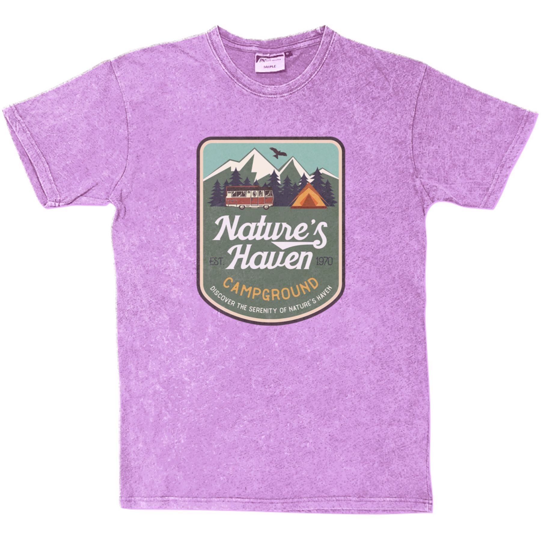 Picture of Full Color Unisex Acid Washed T-Shirt