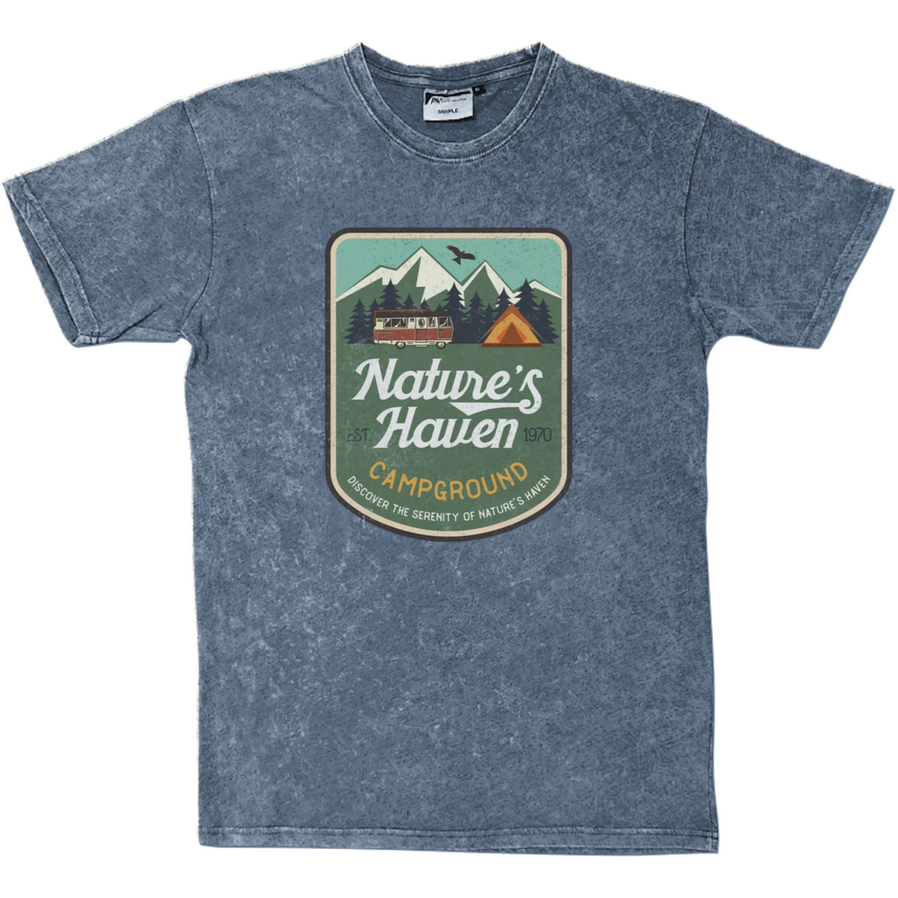 Picture of Full Color Unisex Acid Washed T-Shirt