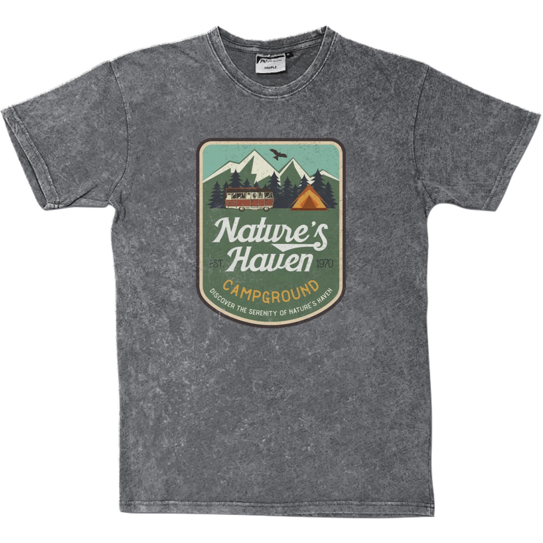 Picture of Full Color Unisex Acid Washed T-Shirt