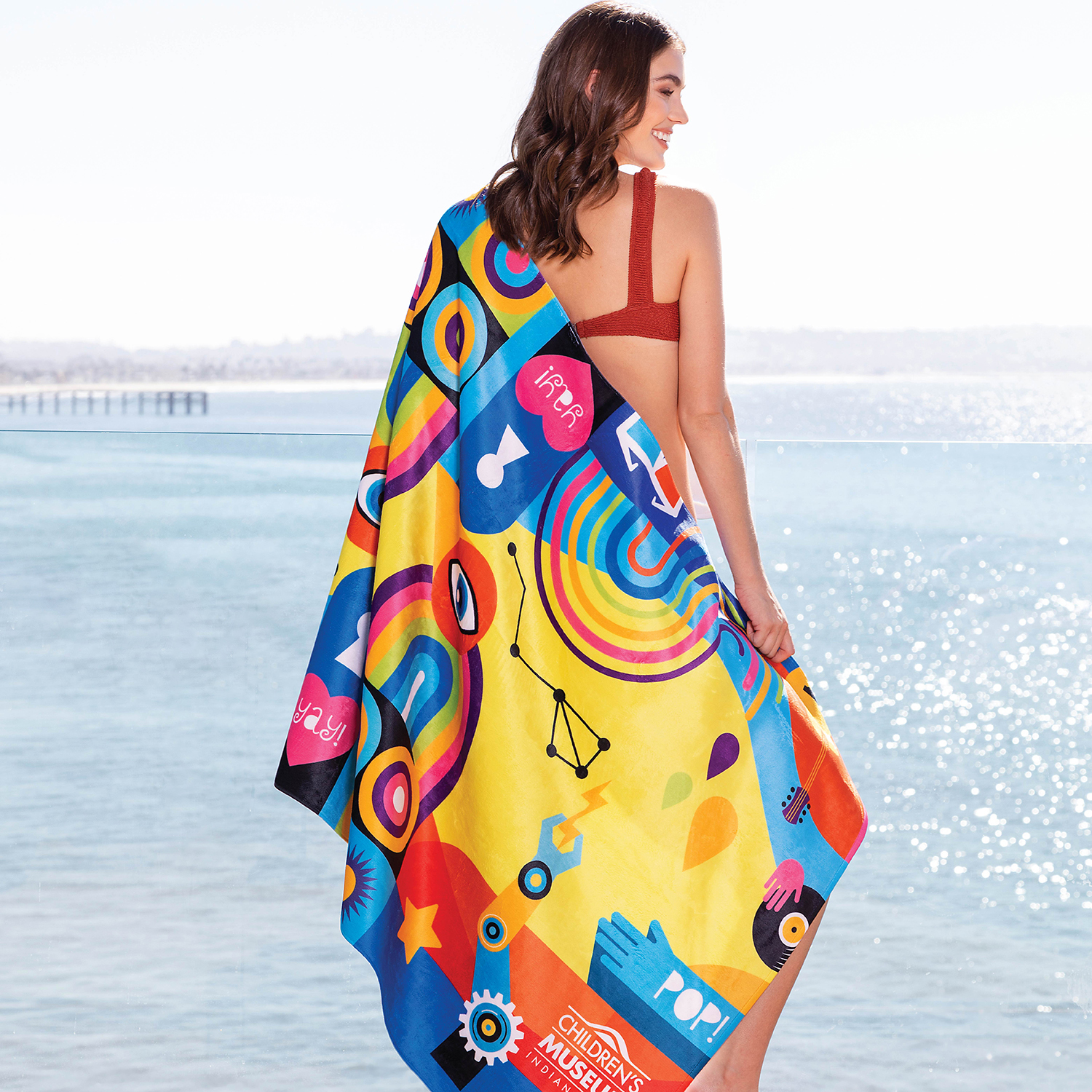 Picture of Presidential Subli-Plush Beach Towel
