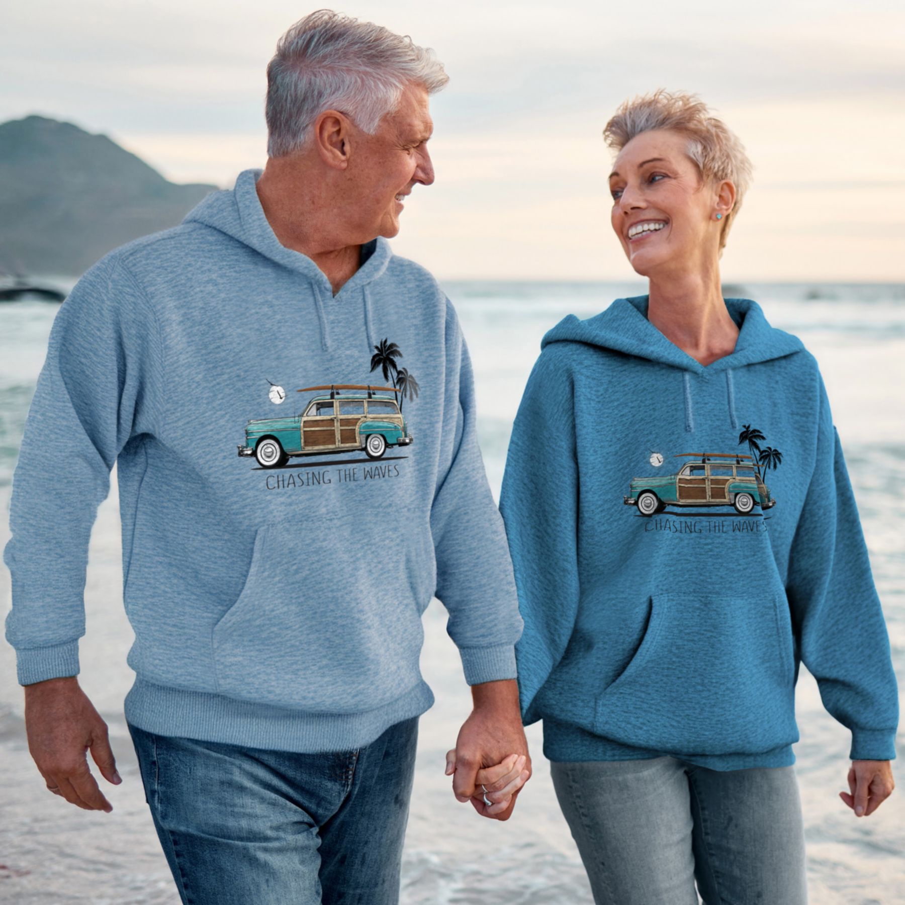 Picture of Pod Adult Vintage Heather Hoodie - Full Color