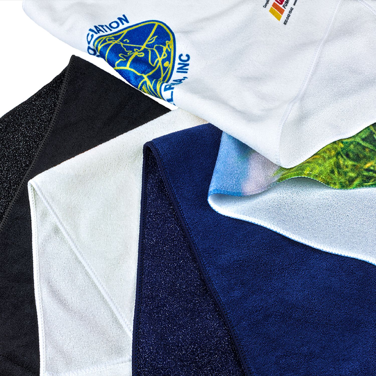 Picture of Microfiber Scrubber Golf Towel - Upper Left Hook & Grommet (Printed)