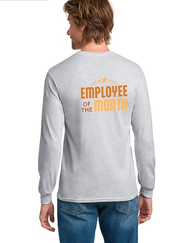 Picture of POD Gildan Cotton Longsleeve T-Shirt Fullcolor DTG