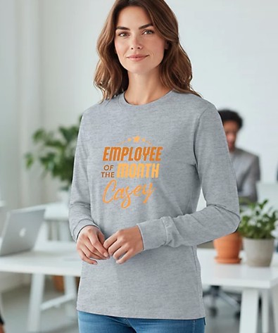 Picture of POD Gildan Cotton Longsleeve T-Shirt Fullcolor DTG