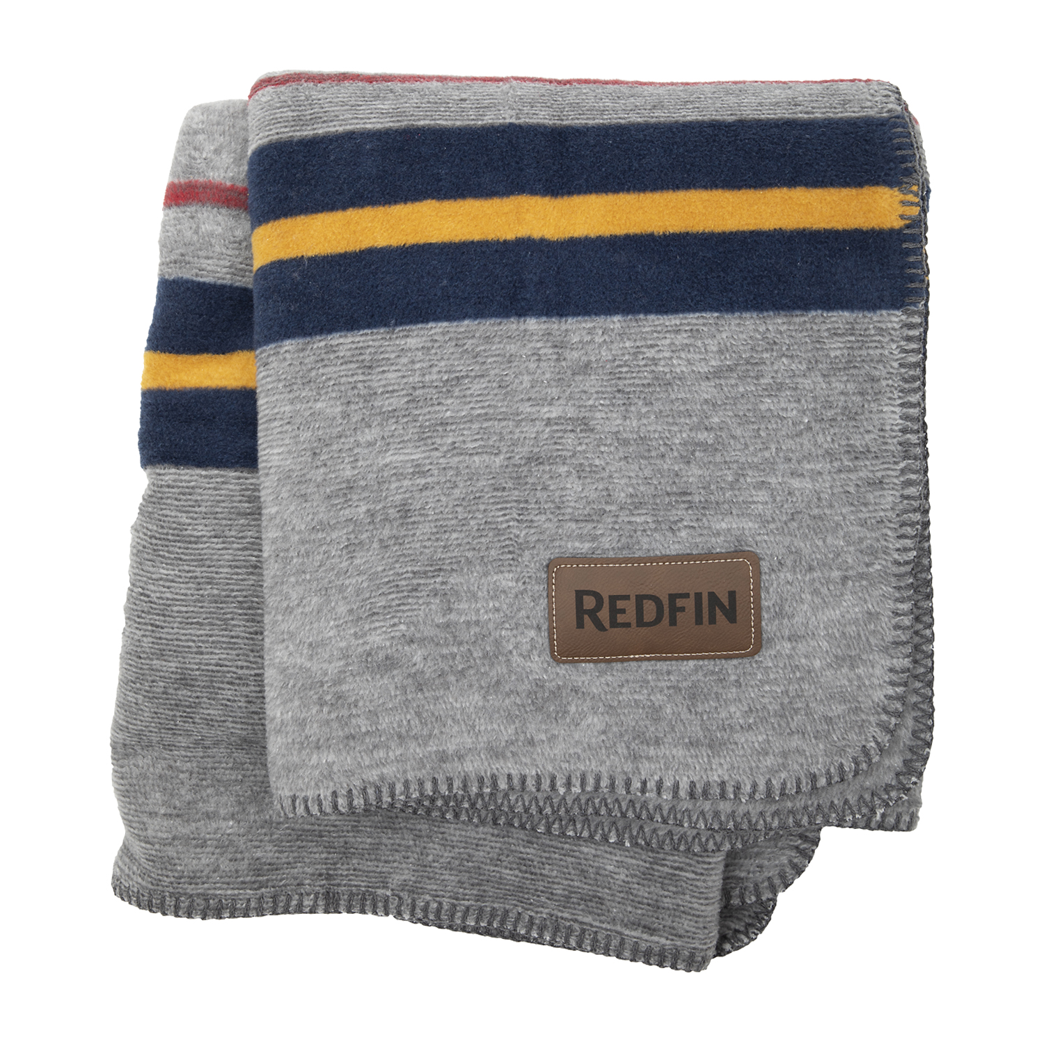 Picture of Oversized Recycled Cotton Chalet Stripe Blankets (Patch)
