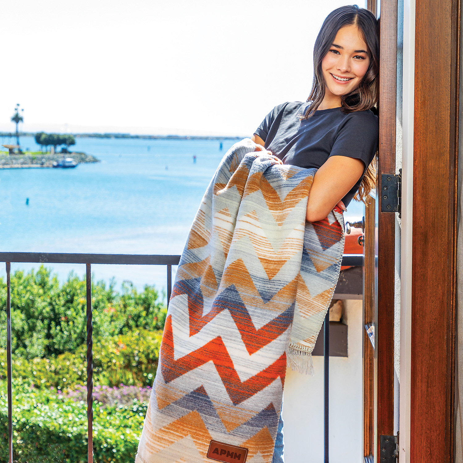 Picture of Recycled Cotton Santa Fe Blankets (Embroidered)