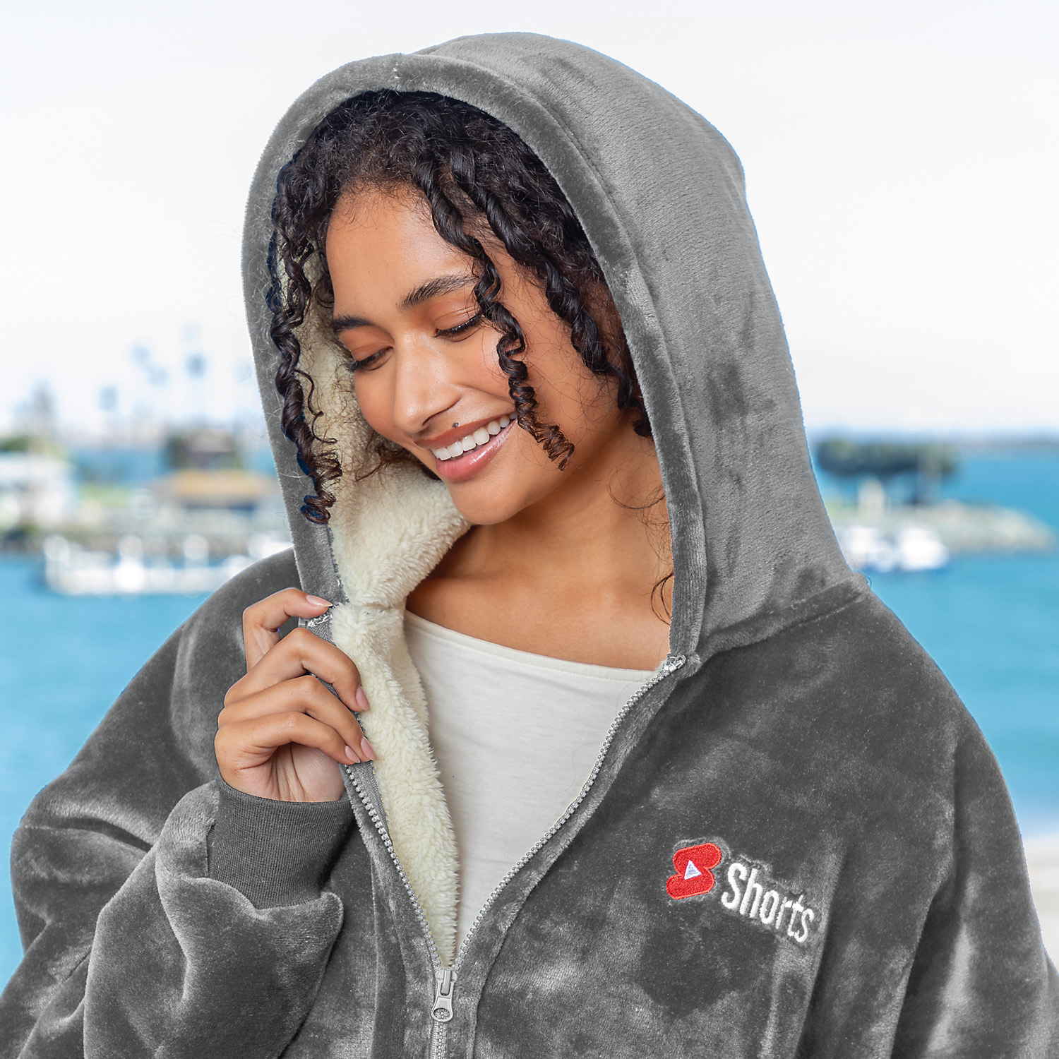 Picture of Oversized Lounge Zip Up Hoodie