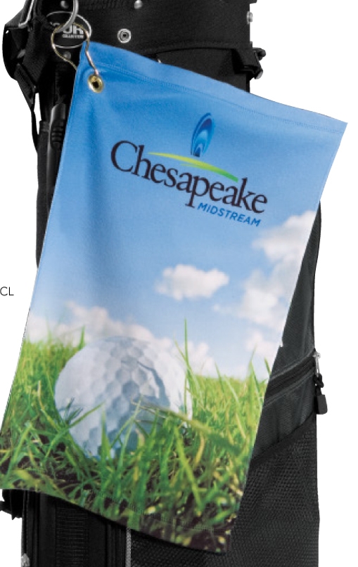 Picture of Microfiber Velour Golf Towel w/ Corner Hook Grommet (Edge to Edge Printed)