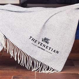 Picture of Herringbone Wool Blanket (Embroidered)