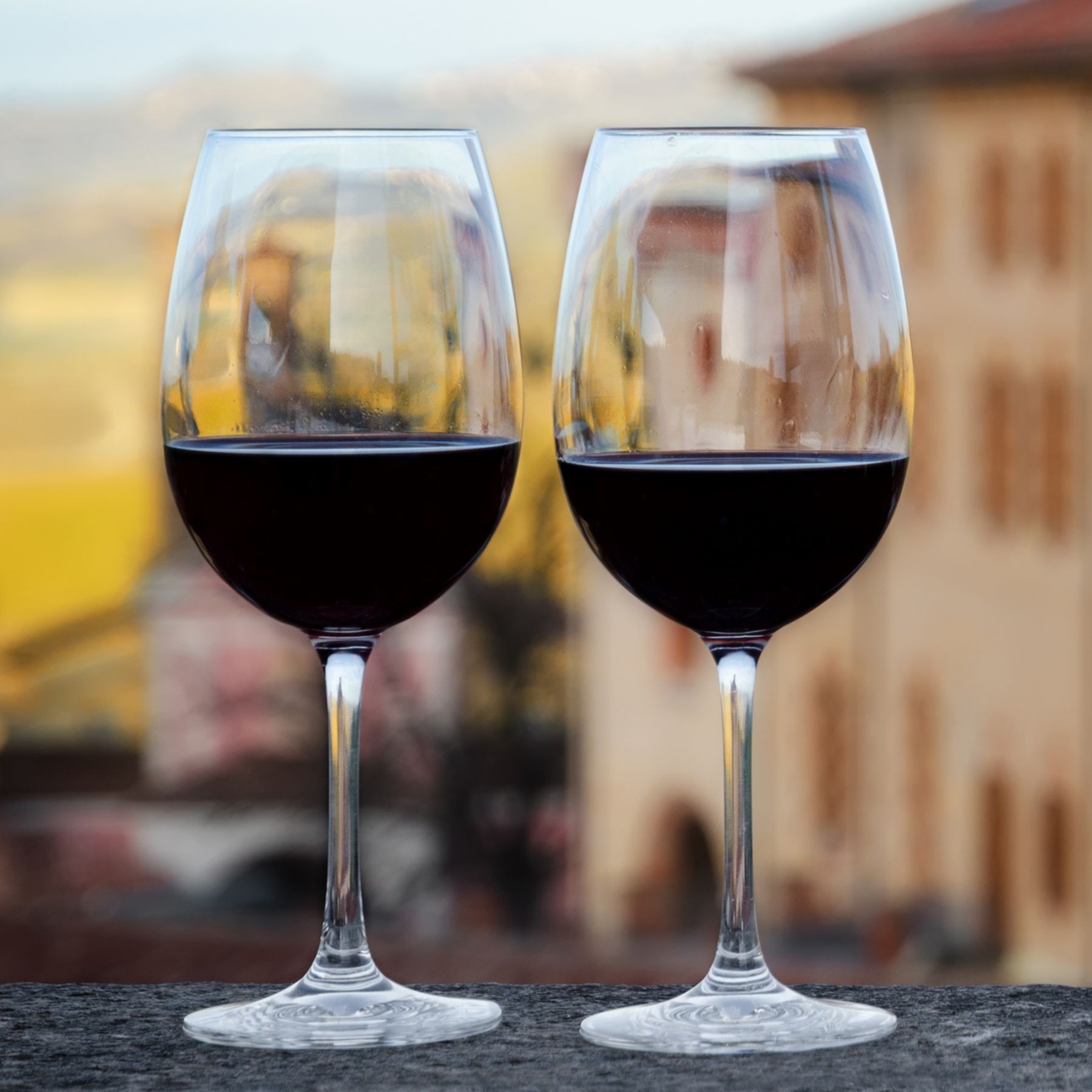Picture of Full Color Wine Glass 12.75