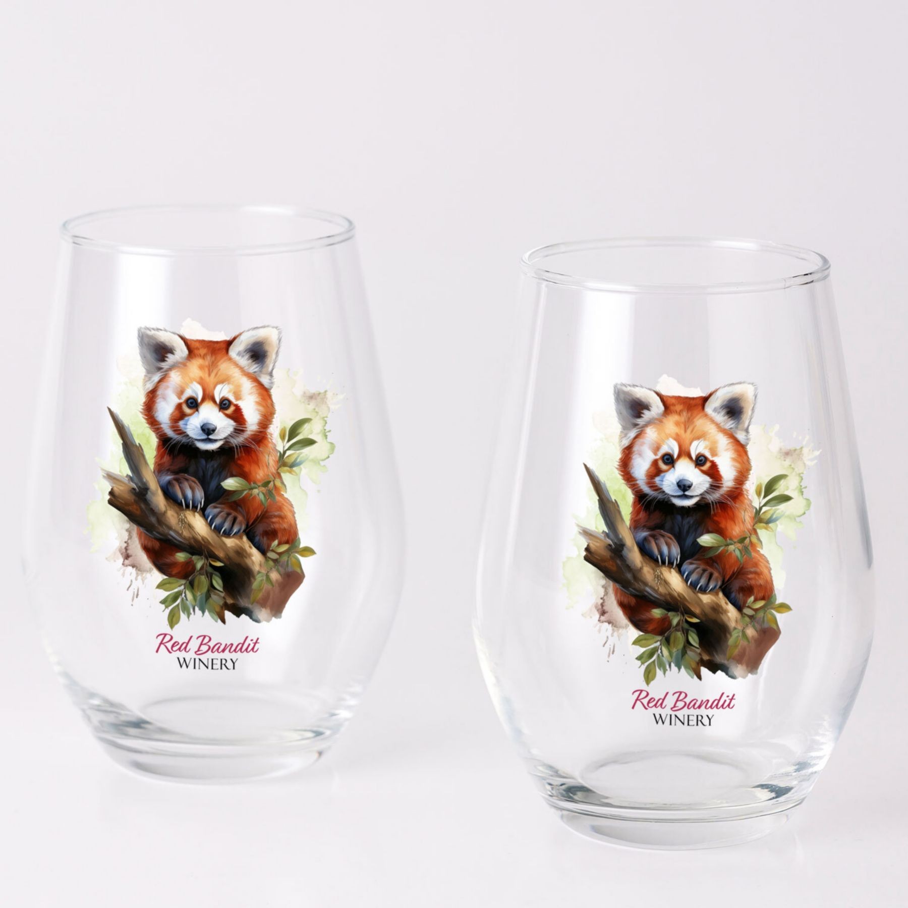 Picture of Set Of 2 Stemless Wine Glass Gift Set