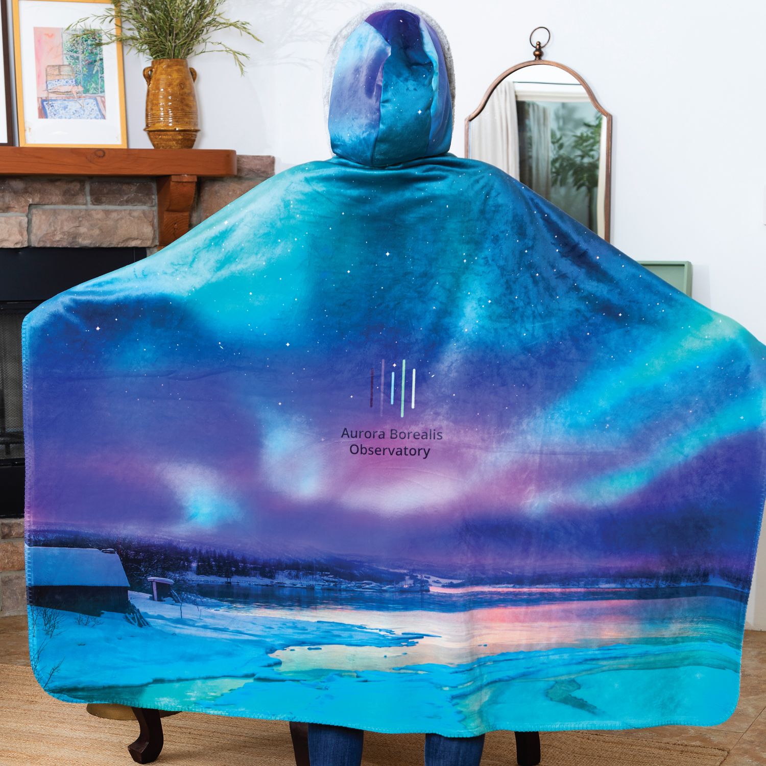 Picture of Hooded Sherpa Luxe Throw 60" x 80""