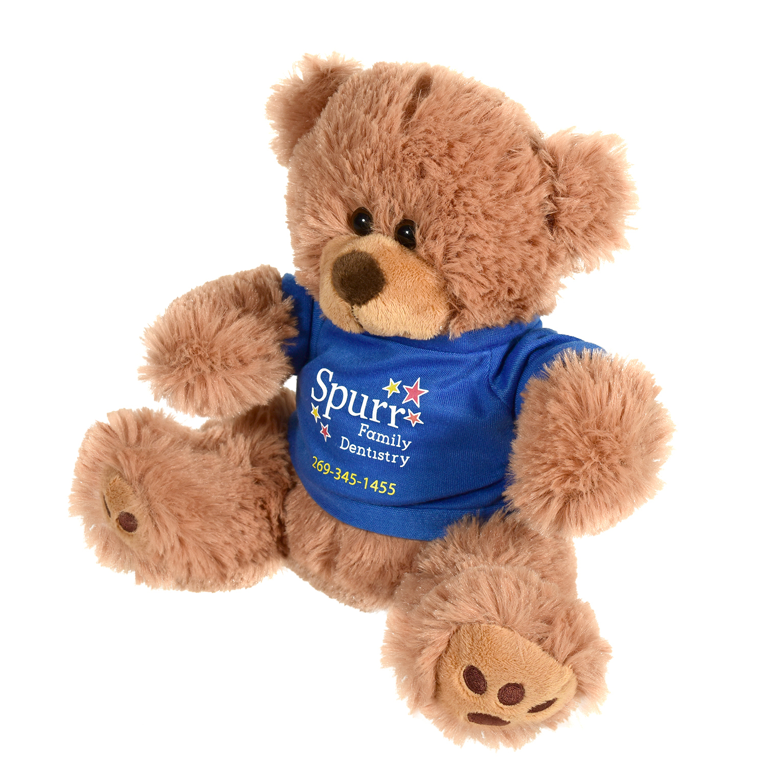 Picture of Plush Bear w/ Embroidered Paws and T-Shirt