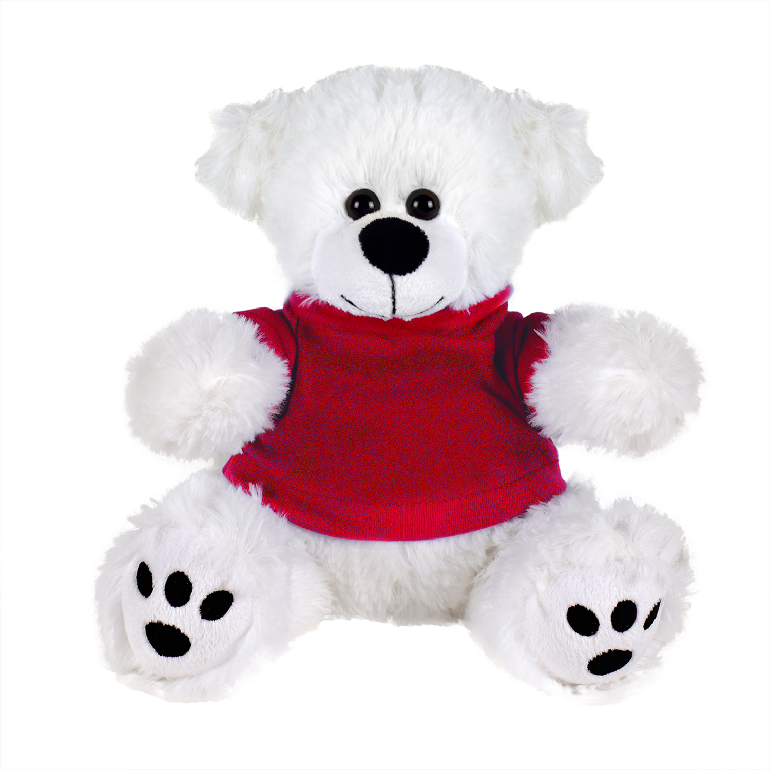 Picture of Plush Bear w/ Embroidered Paws and T-Shirt
