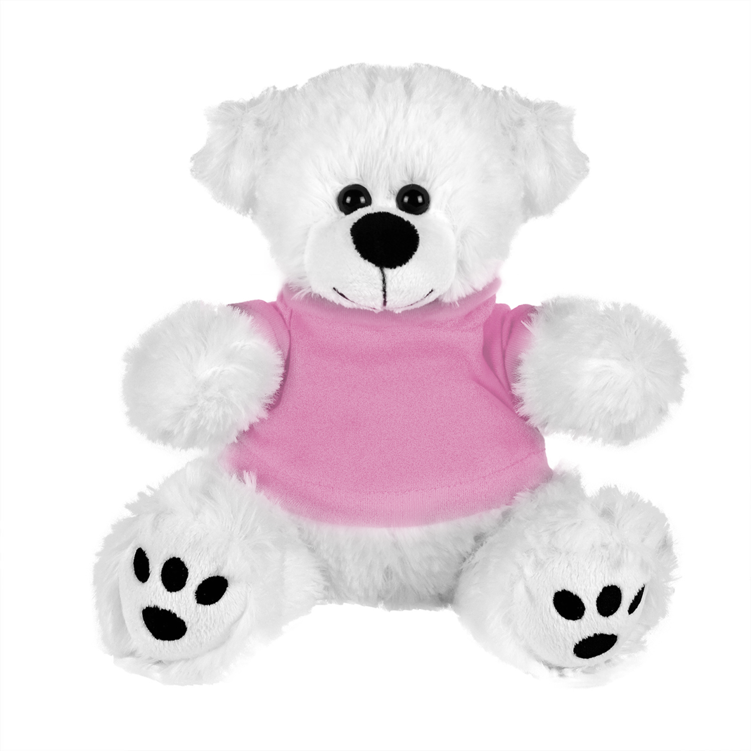 Picture of Plush Bear w/ Embroidered Paws and T-Shirt