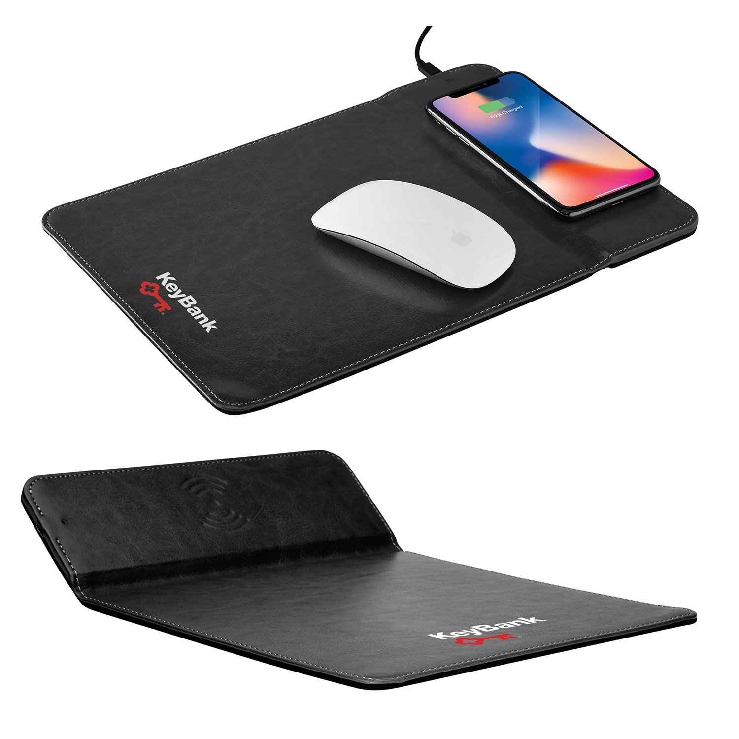 Picture of Wireless Charging Mousepad with Phone Stand