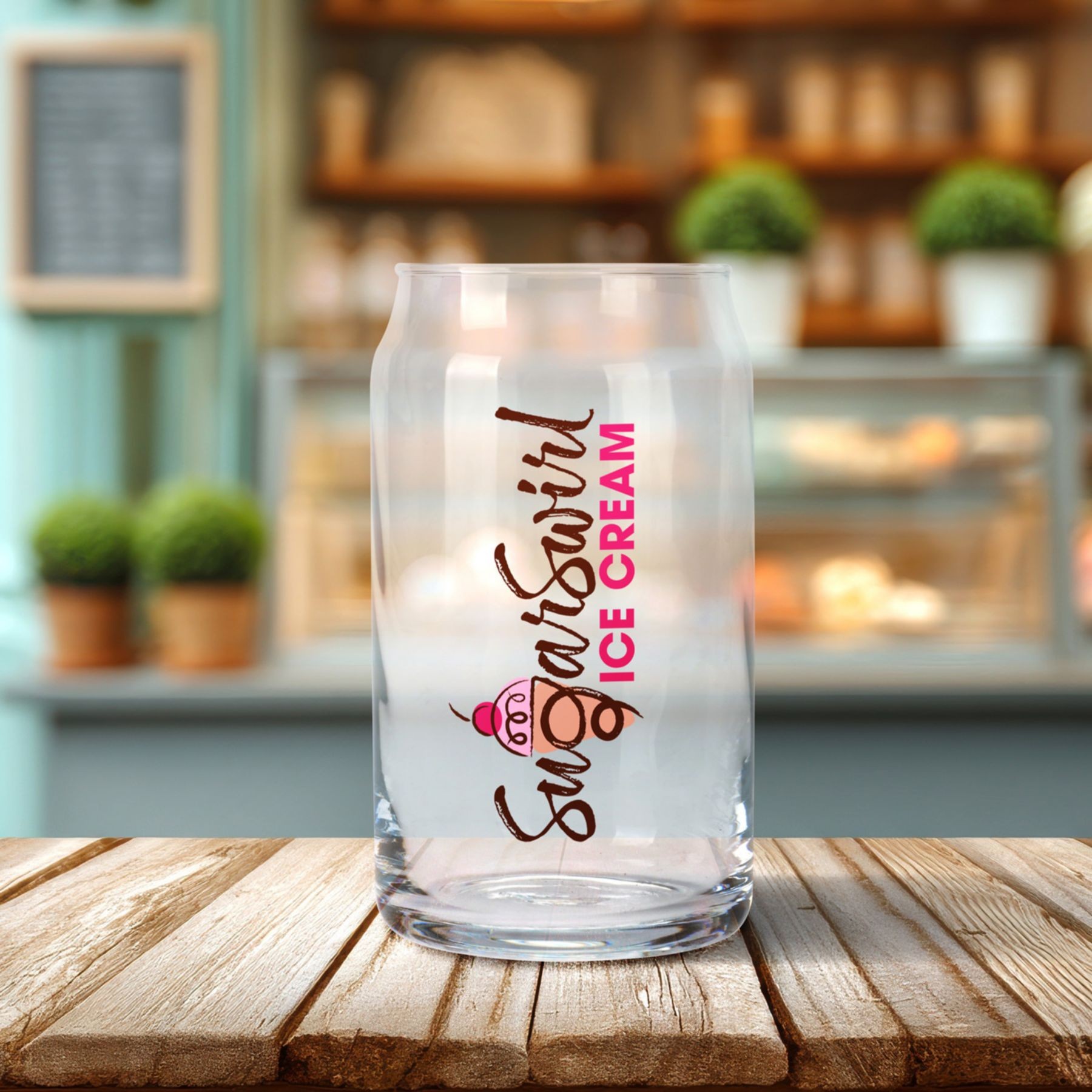 Picture of Pod Full Color Can Glass 16 Oz