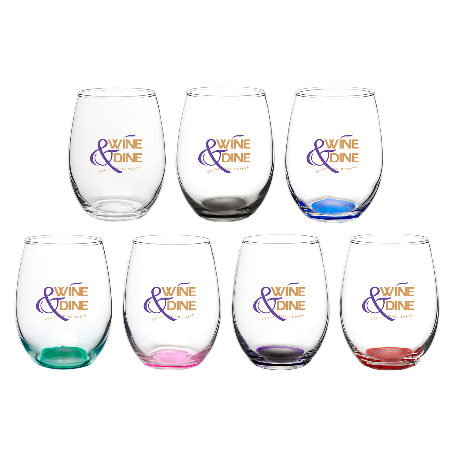 Picture of 15 oz. Stemless Wine Glasses