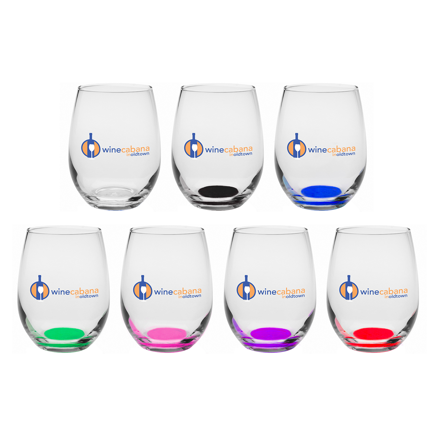 Picture of 9 oz. Libbey ® Stemless Wine Glasses