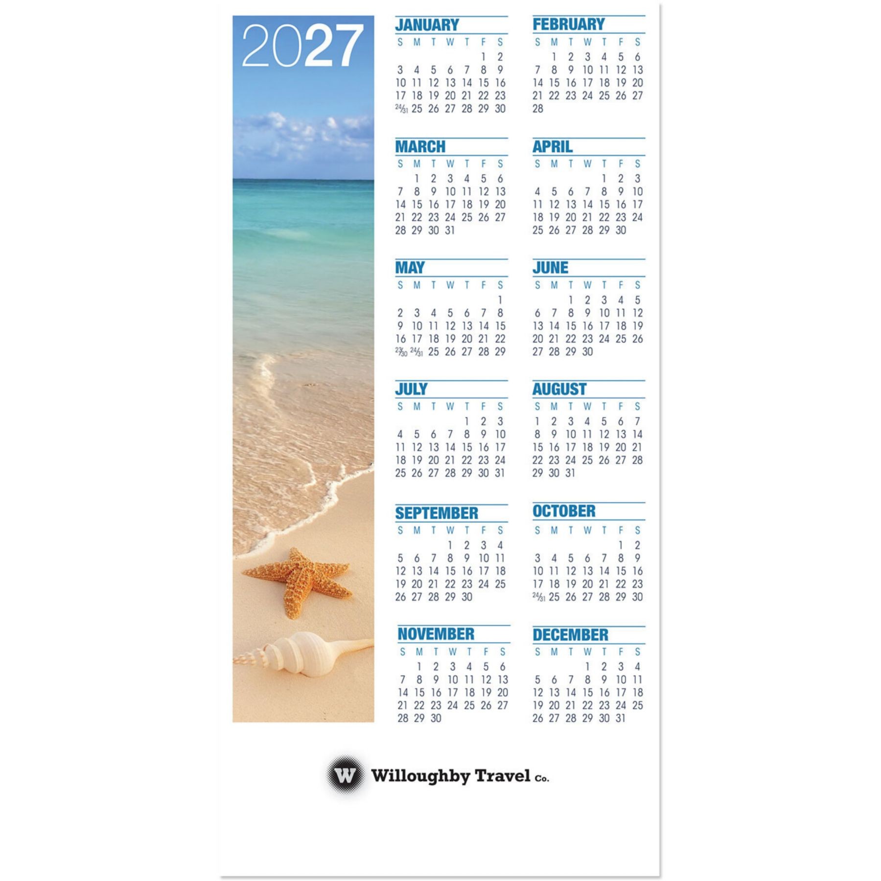 Picture of Beach Warm Wishes Card To Calendar