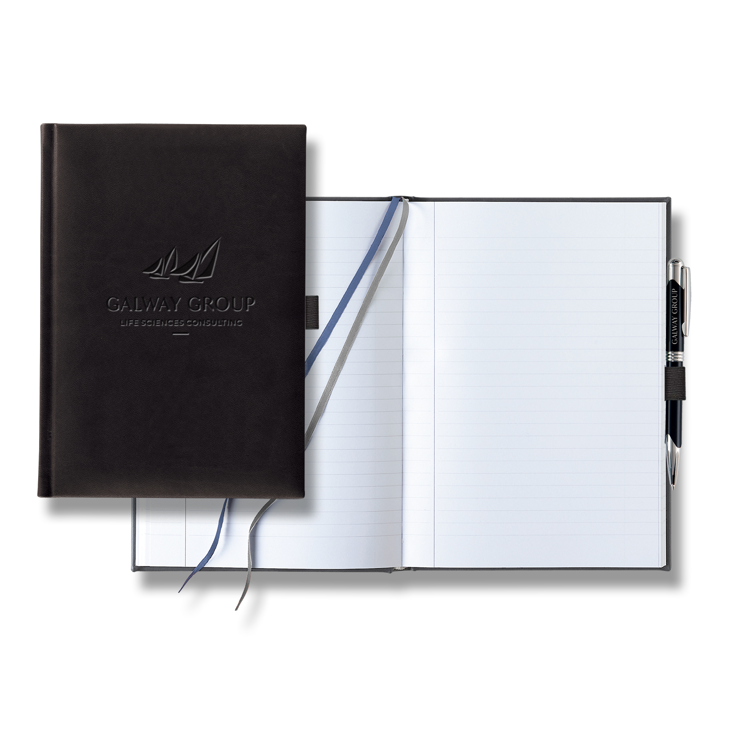 Picture of Castelli Tucson Grande Lined White Page Journal with Pen & Loop