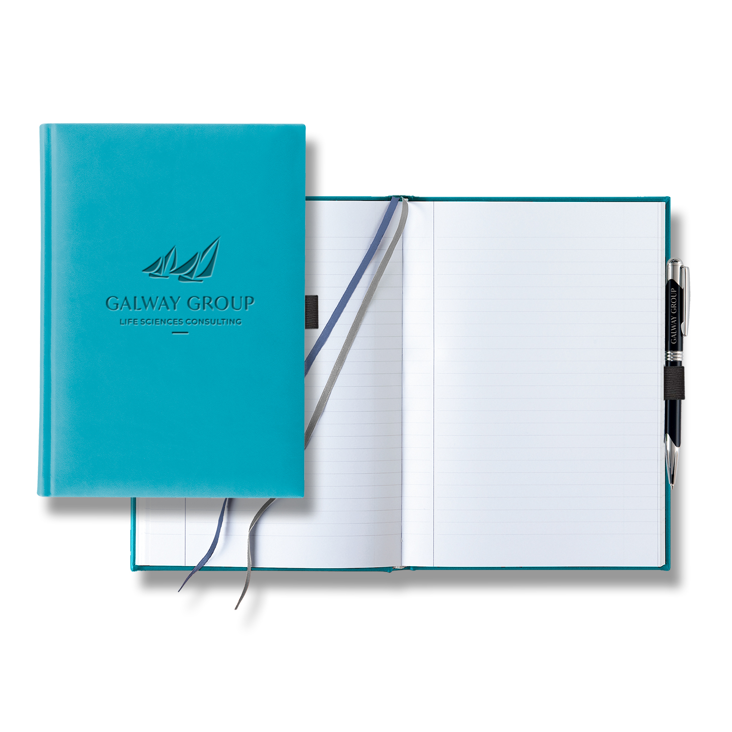 Picture of Castelli Tucson Grande Lined White Page Journal with Pen & Loop