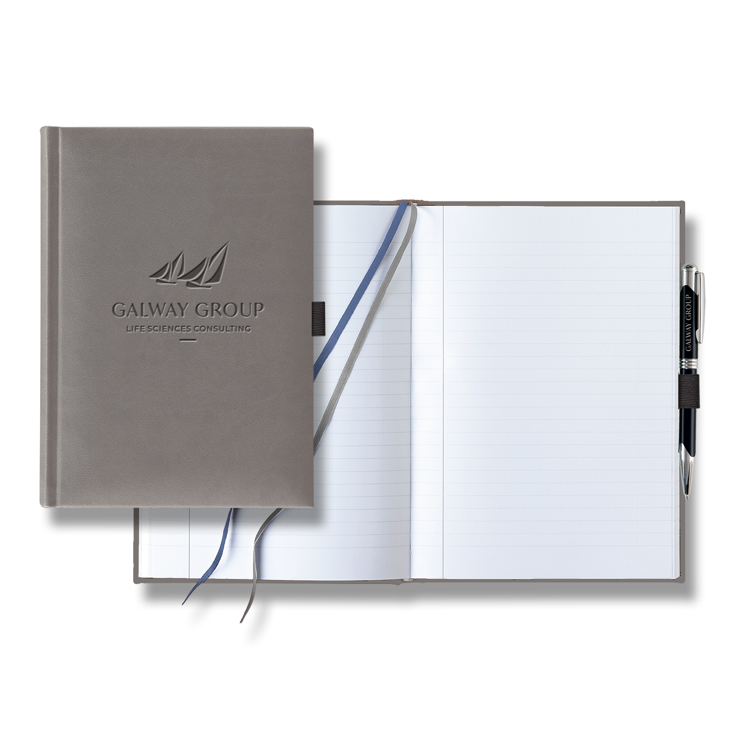 Picture of Castelli Tucson Grande Lined White Page Journal with Pen & Loop