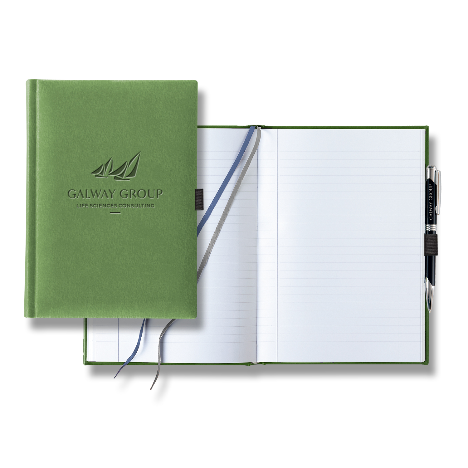 Picture of Castelli Tucson Grande Lined White Page Journal with Pen & Loop