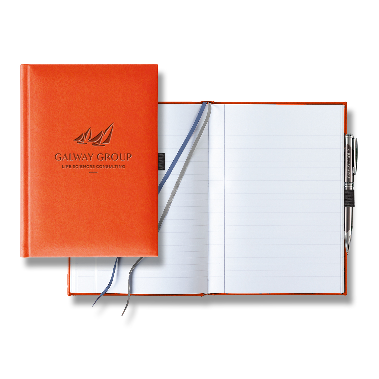 Picture of Castelli Tucson Grande Lined White Page Journal with Pen & Loop