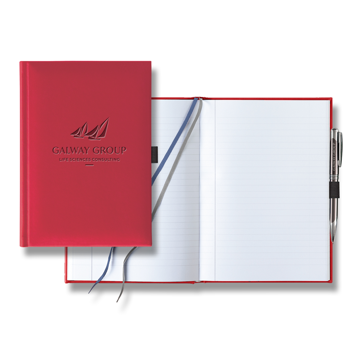 Picture of Castelli Tucson Grande Lined White Page Journal with Pen & Loop