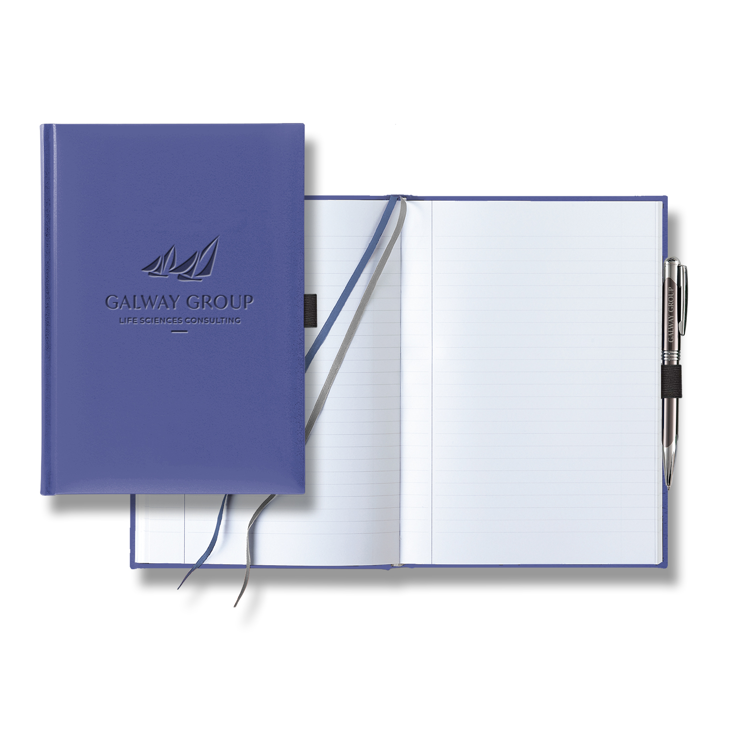 Picture of Castelli Tucson Grande Lined White Page Journal with Pen & Loop