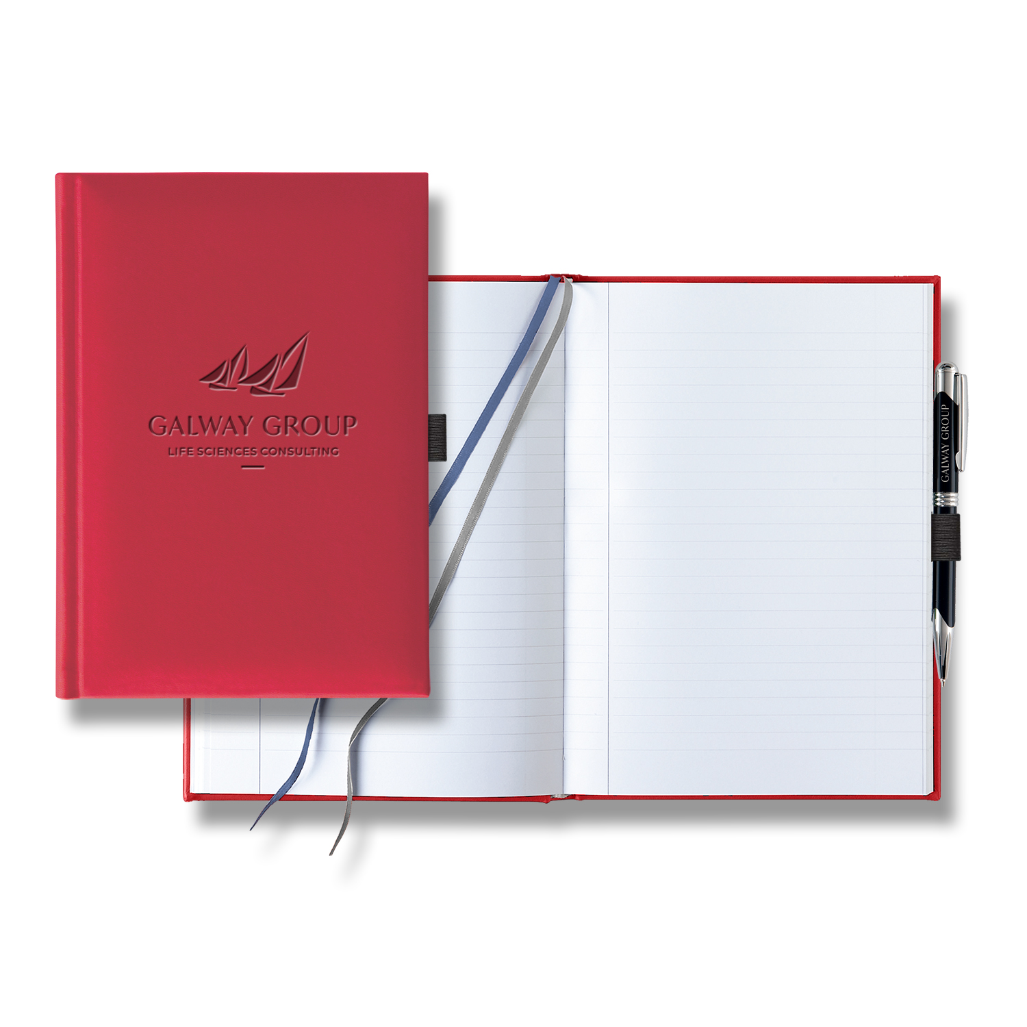 Picture of Castelli Tucson Grande Lined White Page Journal with Pen & Loop