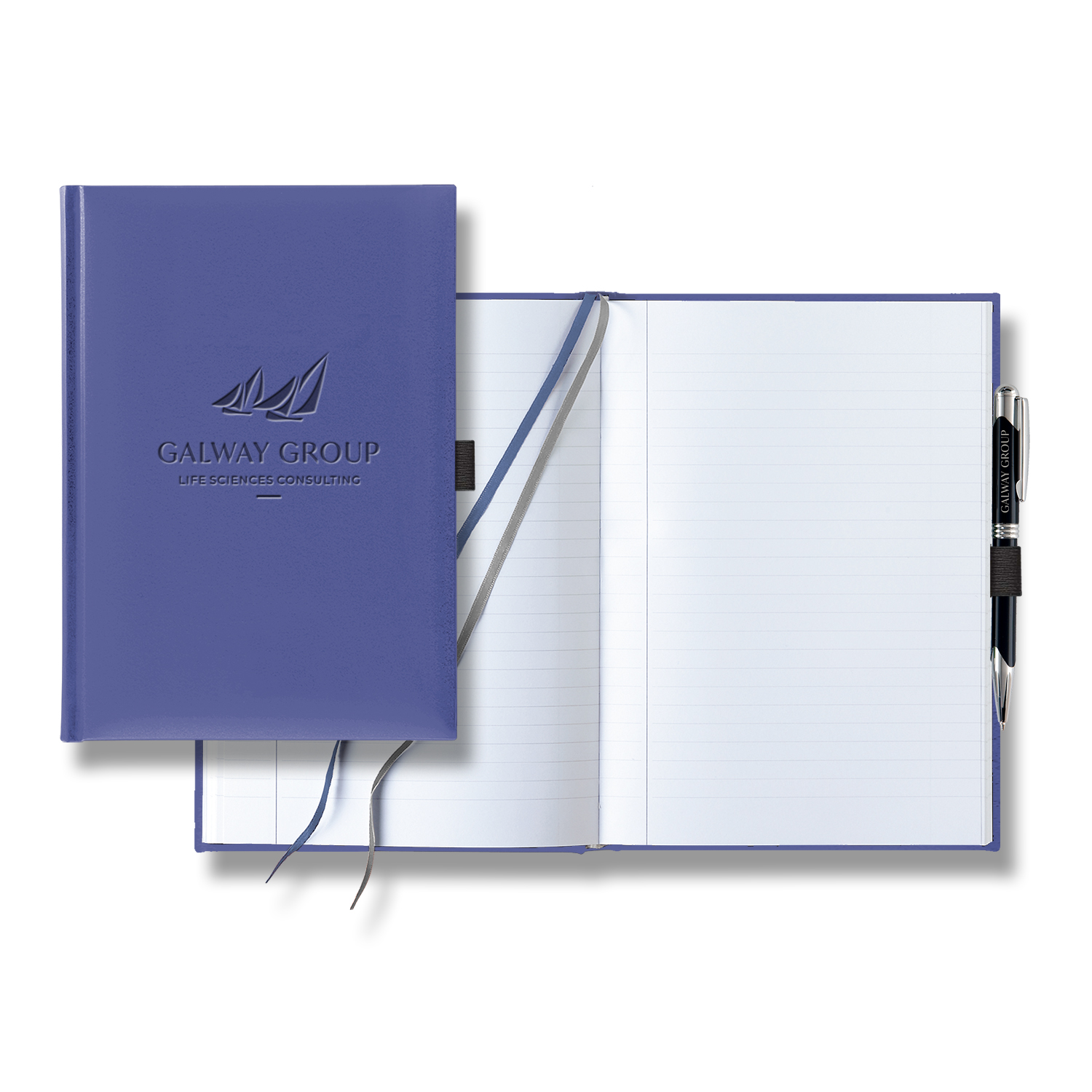 Picture of Castelli Tucson Grande Lined White Page Journal with Pen & Loop
