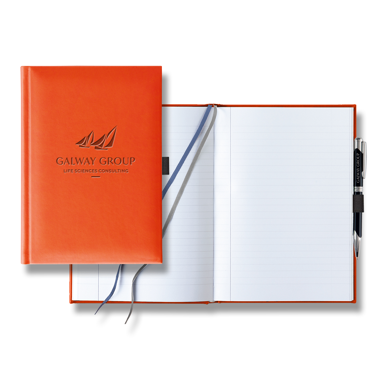 Picture of Castelli Tucson Grande Lined White Page Journal with Pen & Loop