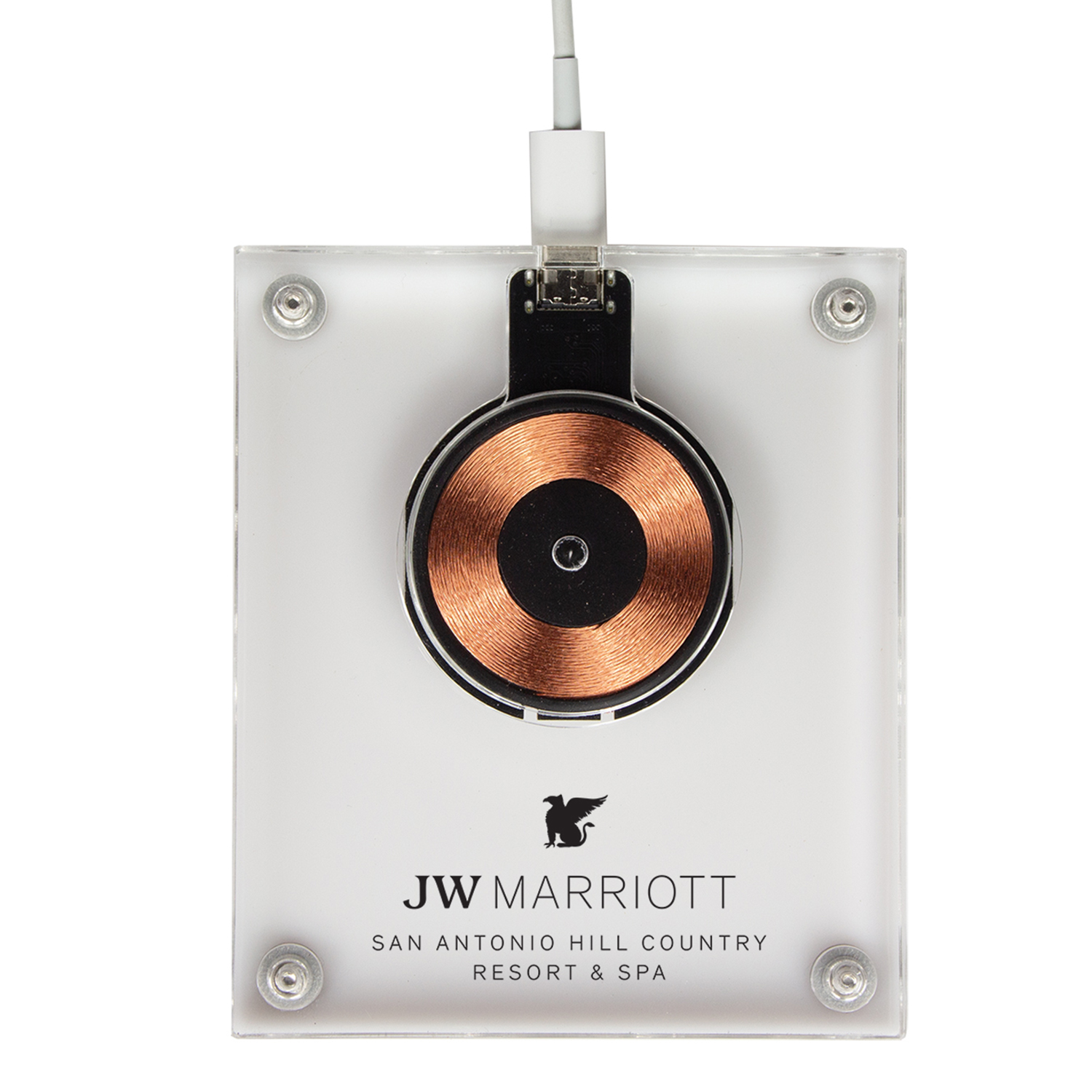 Picture of Clear Acrylic 15 Watt Wireless Charger