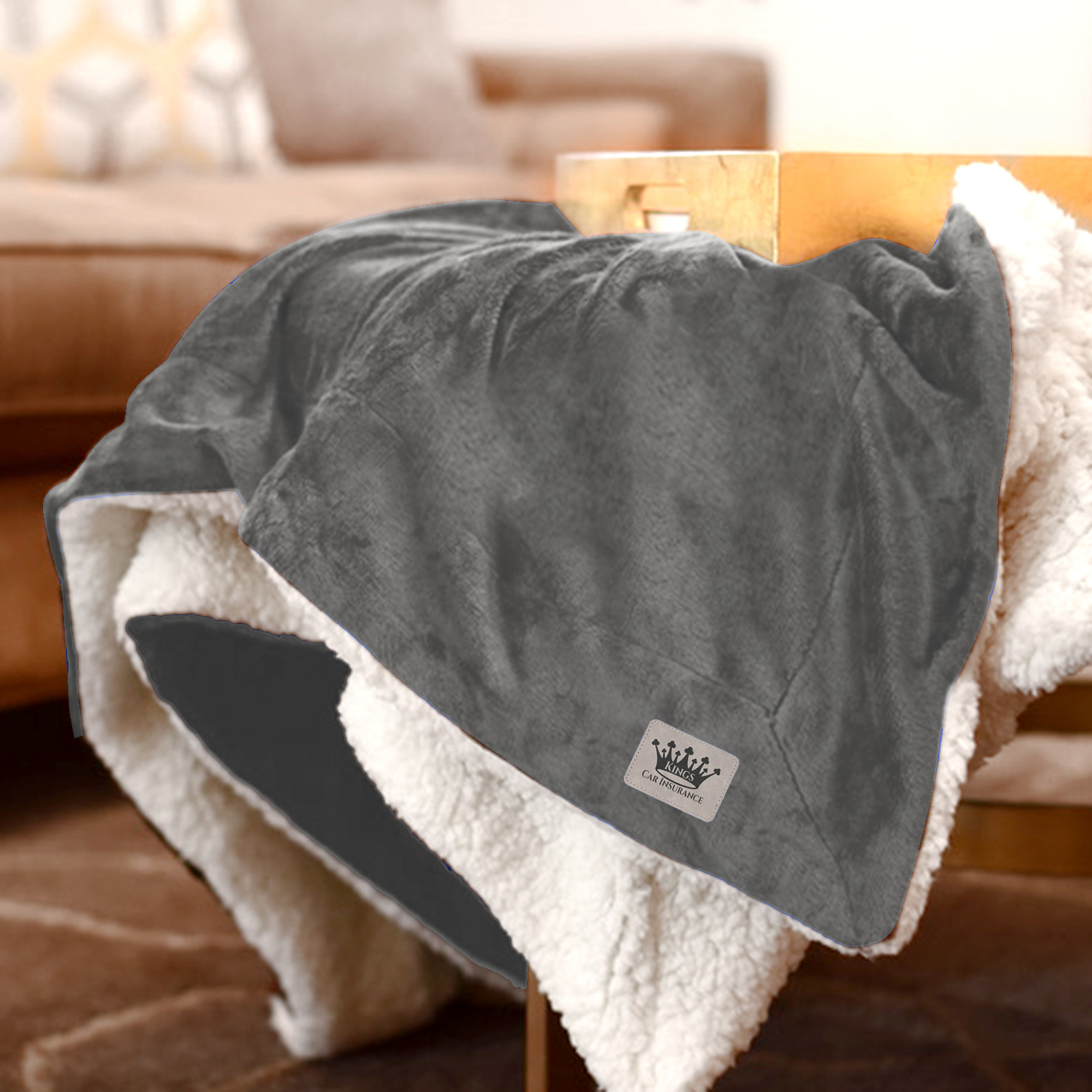 Picture of Oversized Micro Mink Sherpa Blanket