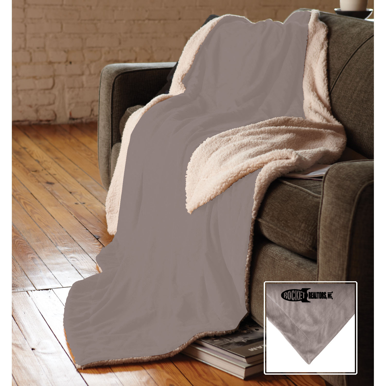 Picture of Oversized Micro Mink Sherpa Blanket