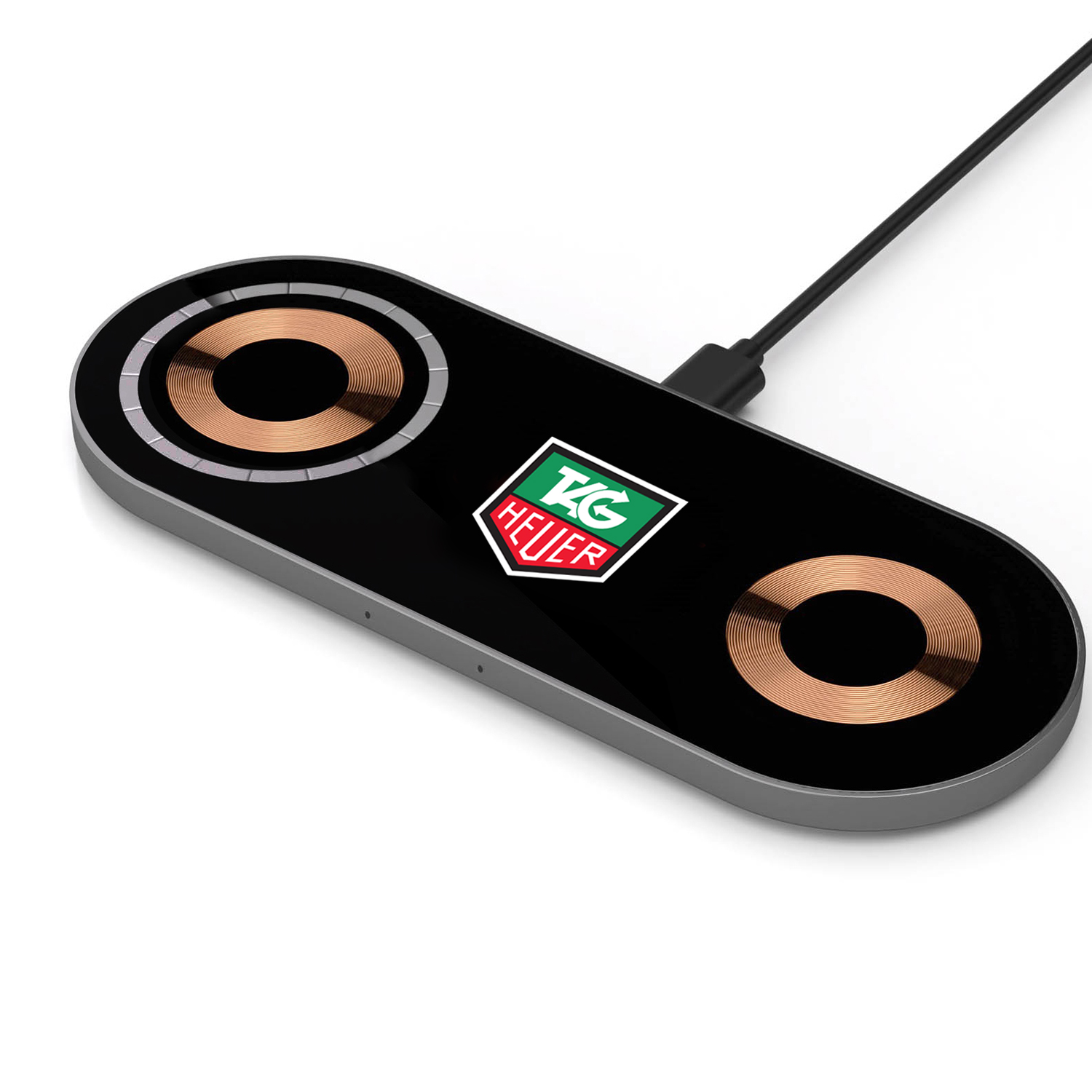 Picture of Glass Top Dual Wireless Charging Pad