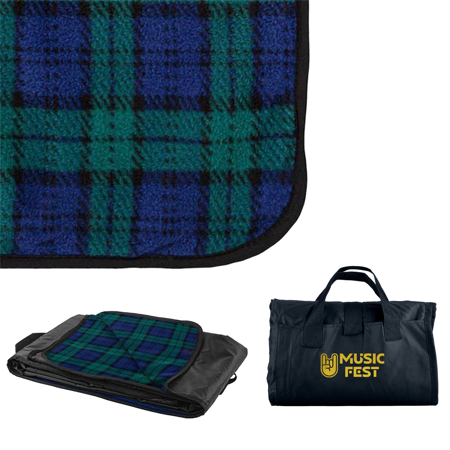 Picture of Fleece / Nylon Picnic Blanket
