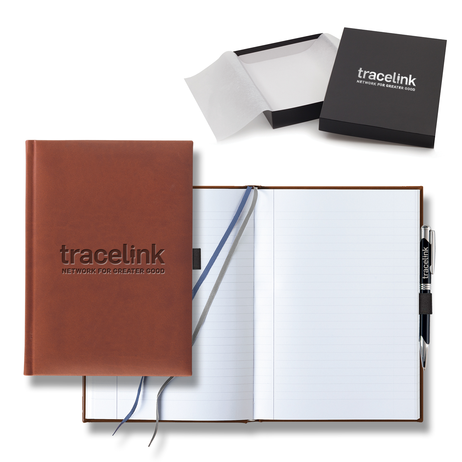 Picture of Castelli Tucson Grande Lined White Page Journal Gift Set