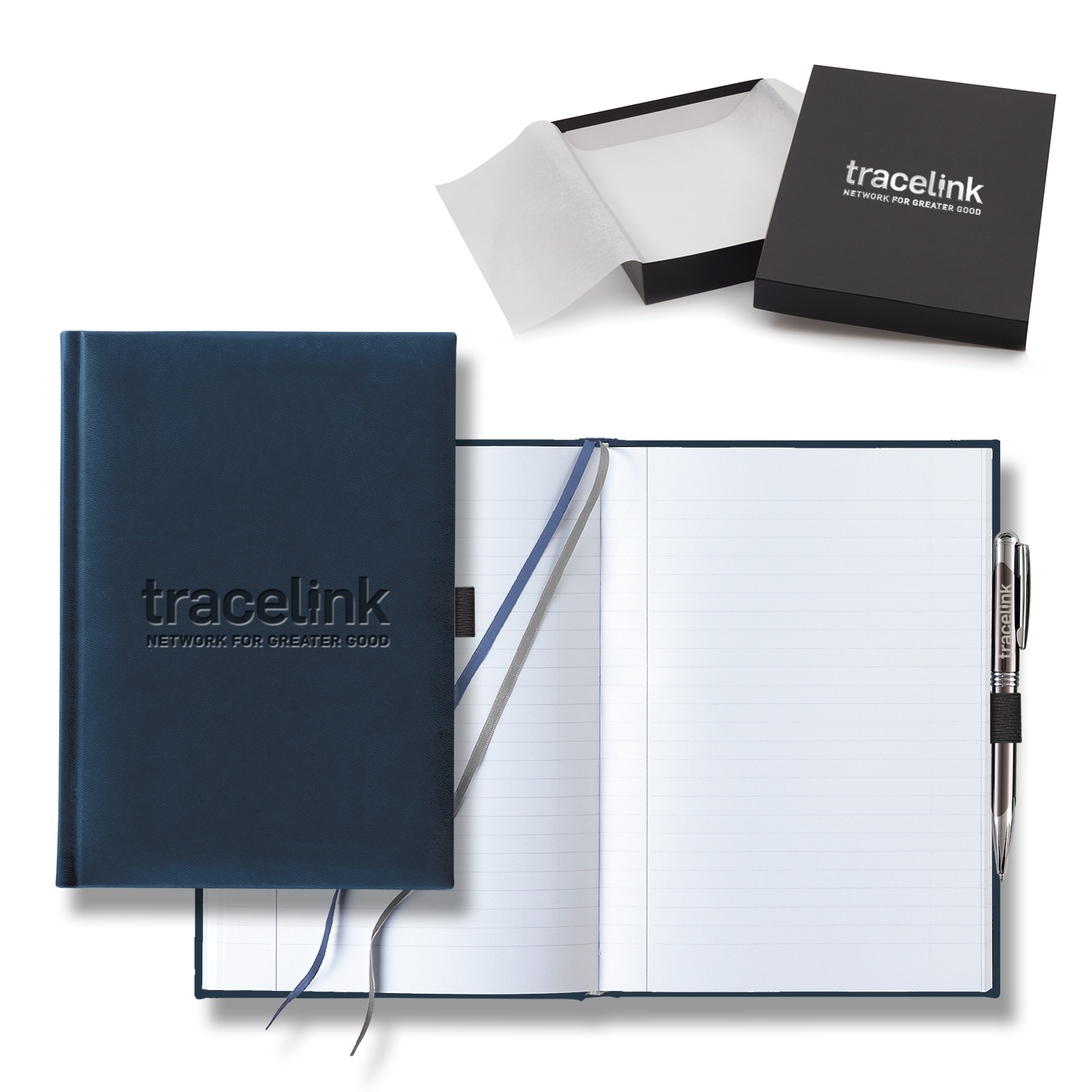 Picture of Castelli Tucson Grande Lined White Page Journal Gift Set