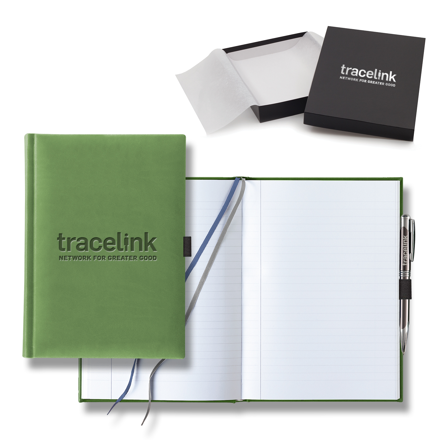Picture of Castelli Tucson Grande Lined White Page Journal Gift Set