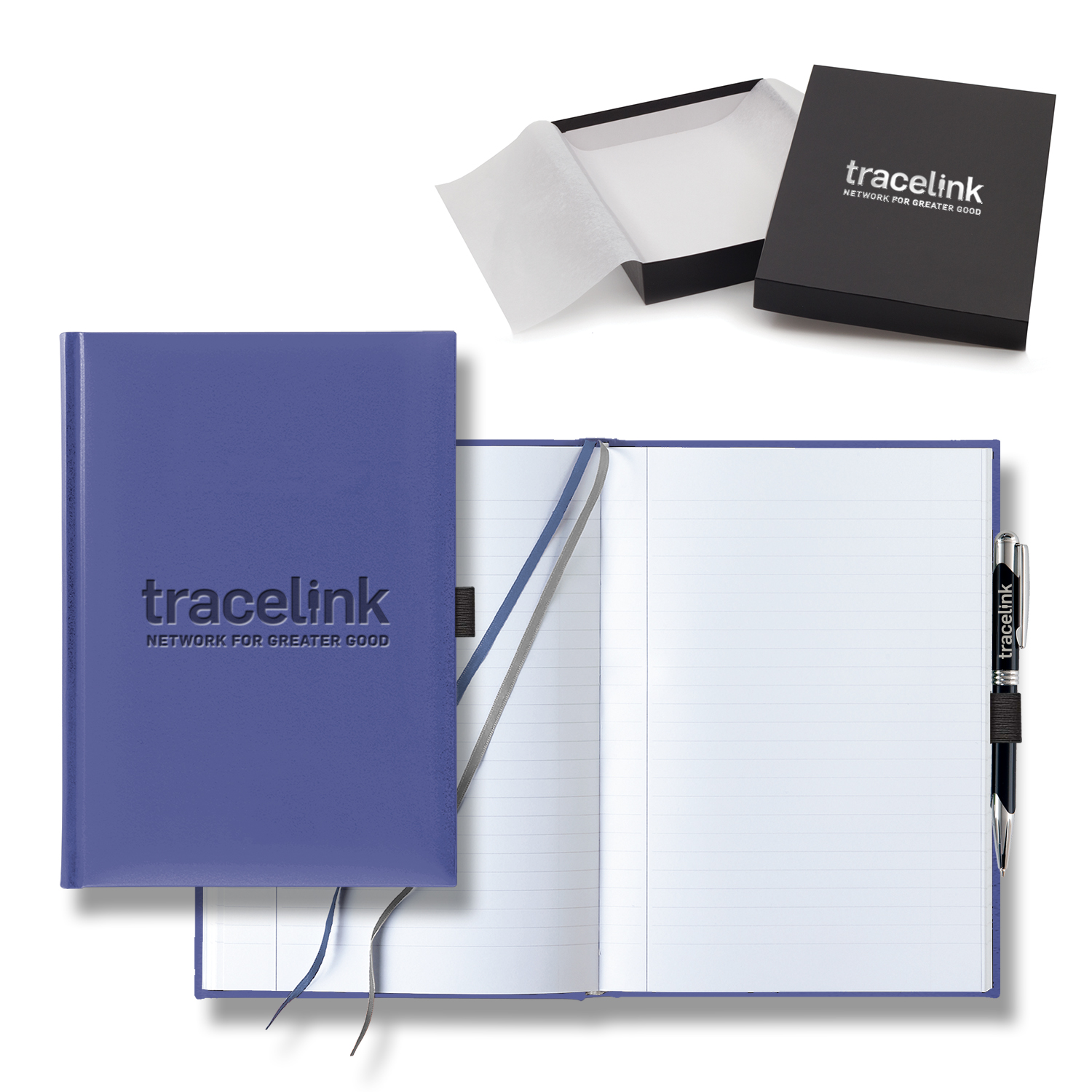 Picture of Castelli Tucson Grande Lined White Page Journal Gift Set