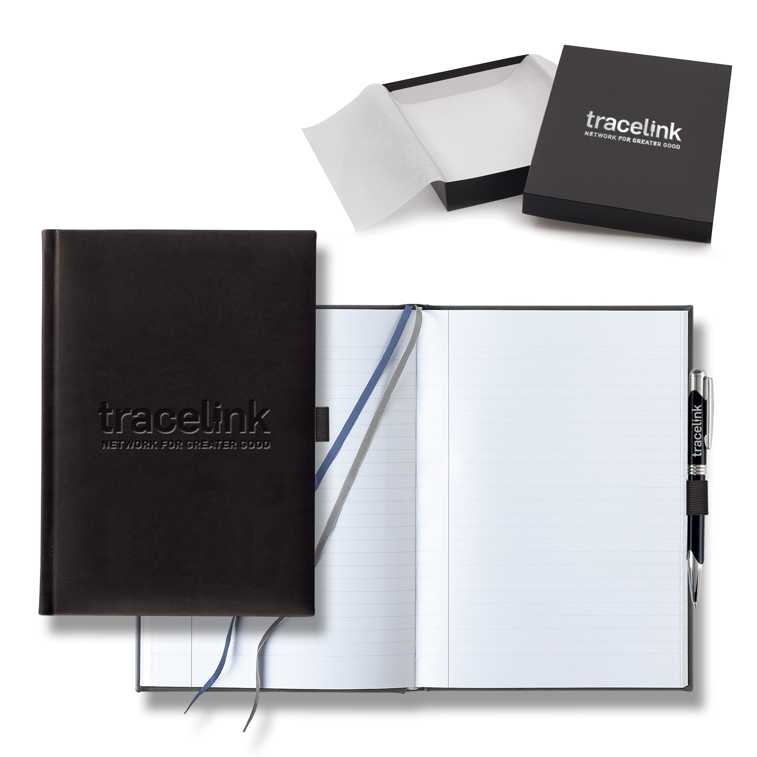 Picture of Castelli Tucson Grande Lined White Page Journal Gift Set