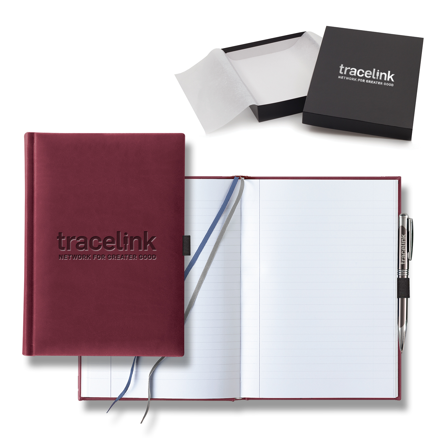 Picture of Castelli Tucson Grande Lined White Page Journal Gift Set