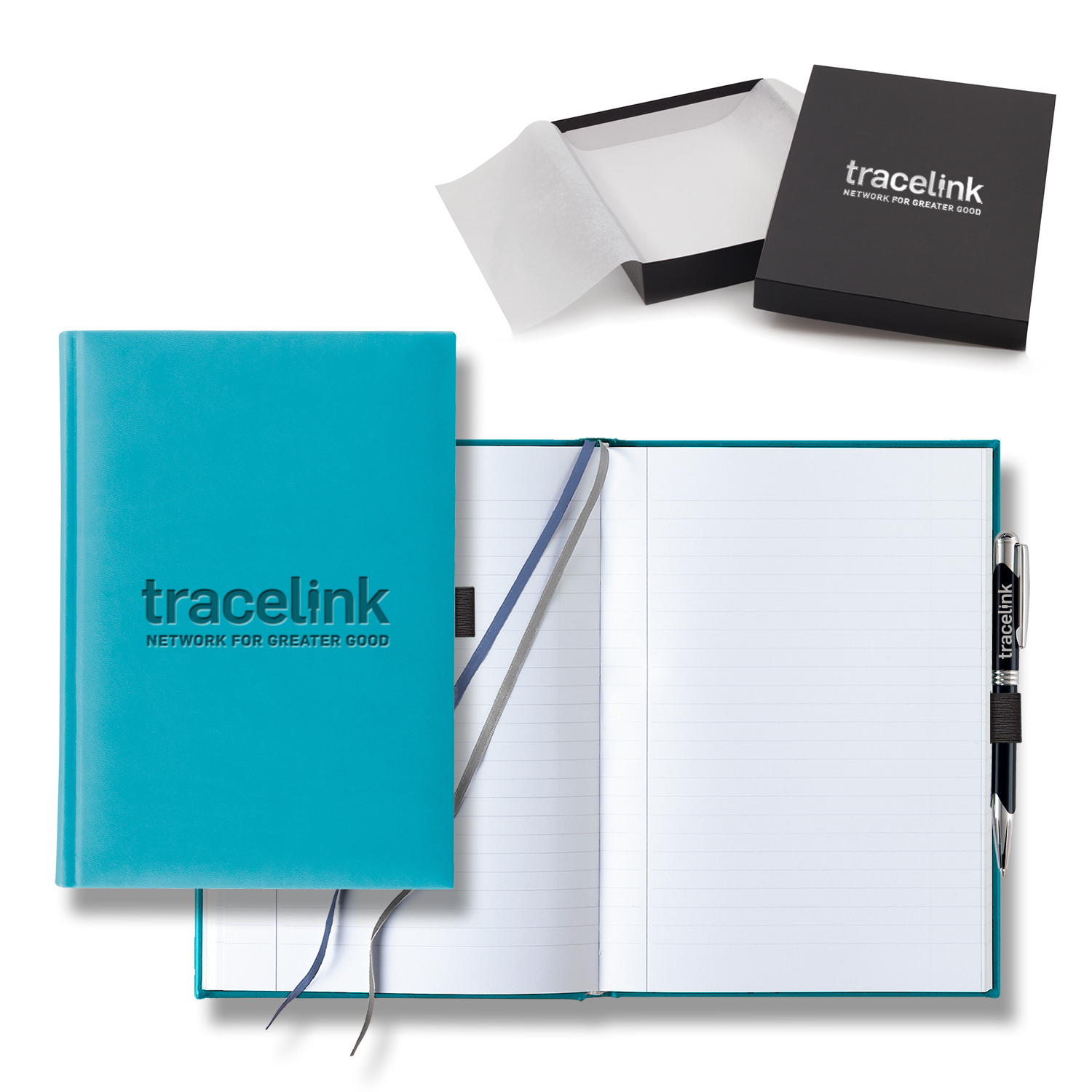 Picture of Castelli Tucson Grande Lined White Page Journal Gift Set