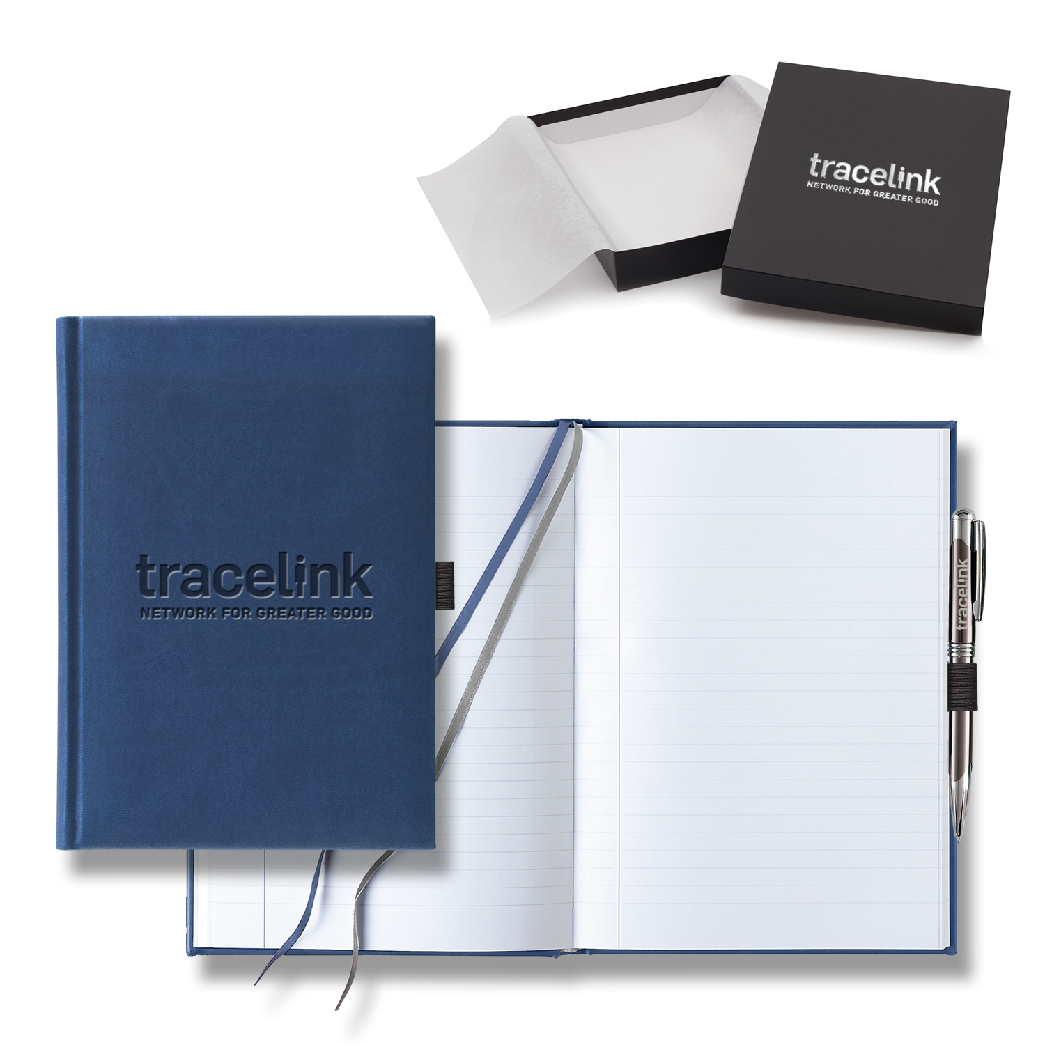 Picture of Castelli Tucson Grande Lined White Page Journal Gift Set