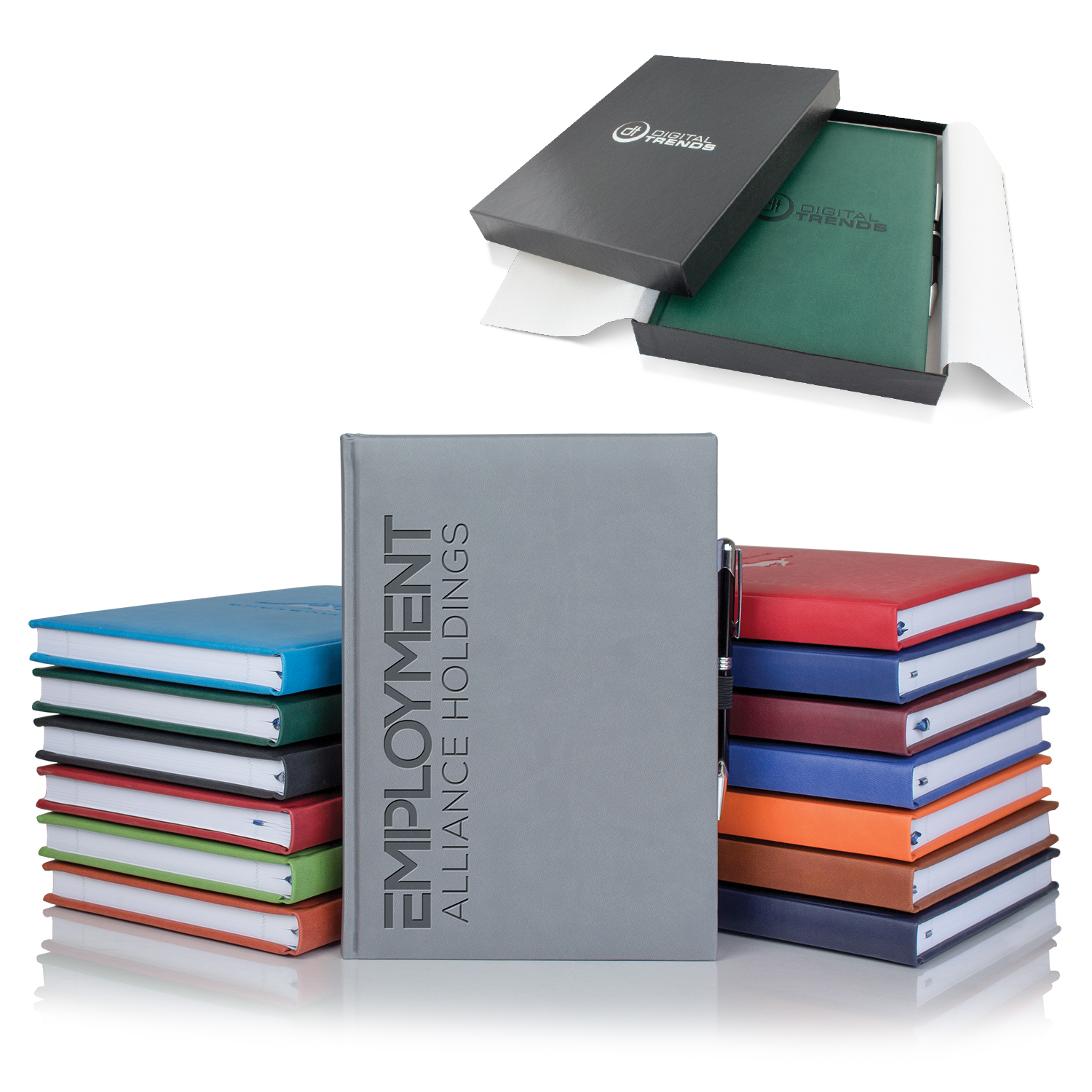 Picture of Castelli Tucson Grande Lined White Page Journal Gift Set